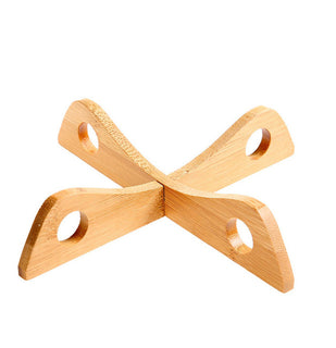 Wooden Cross Anti-scald Pad Bowl