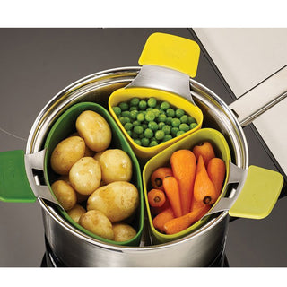 Silicone Steamer Evaporators Metal Basket