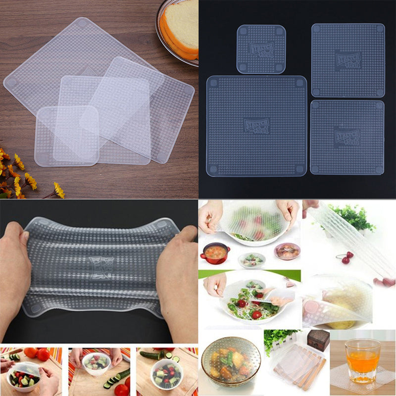 Reusable Silicone Food Wraps Seal